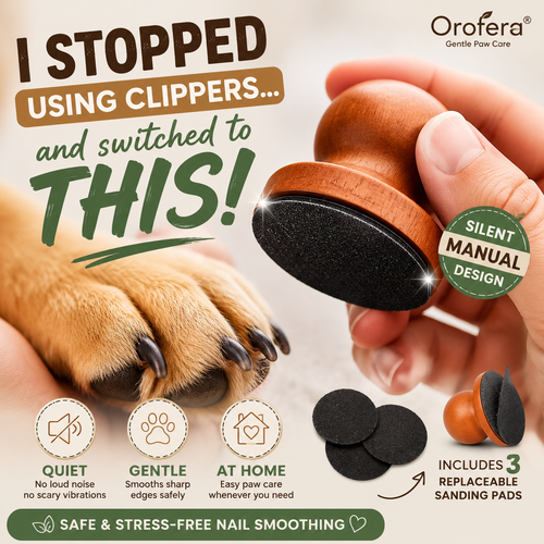 Orofera® 🐾  Gentle Pet Nail Smoother