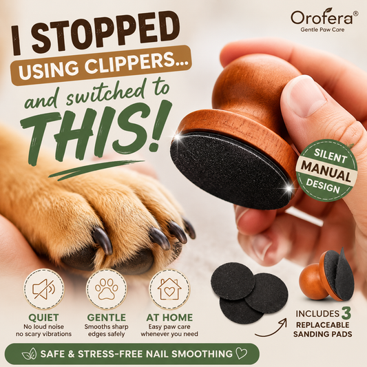 Orofera® 🐾  Gentle Pet Nail Smoother