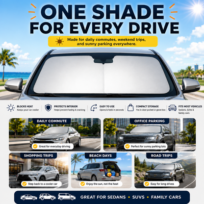 orofera® 🚗☂️360° Foldable Car Sun Shade🌞