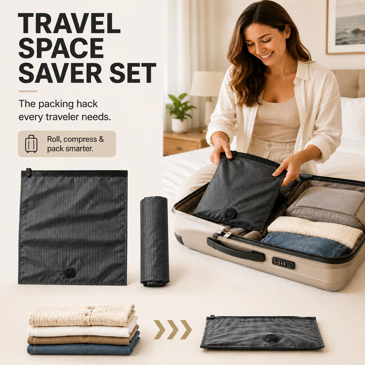 OROFERA® Roll-Up Space Saver Travel Bags