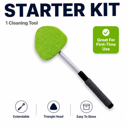 🧽🚗 Triangle Head Windshield Cleaner