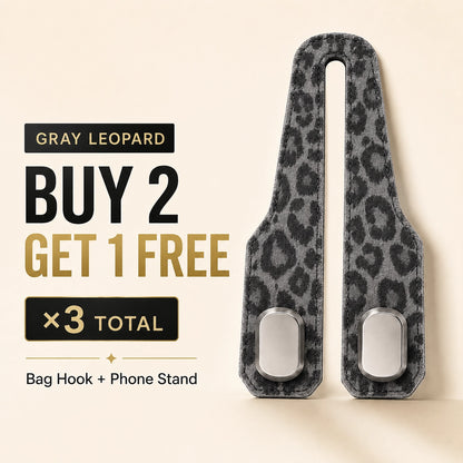 🚗🪝Premium Suede Car Headrest Hooks & Phone Stand