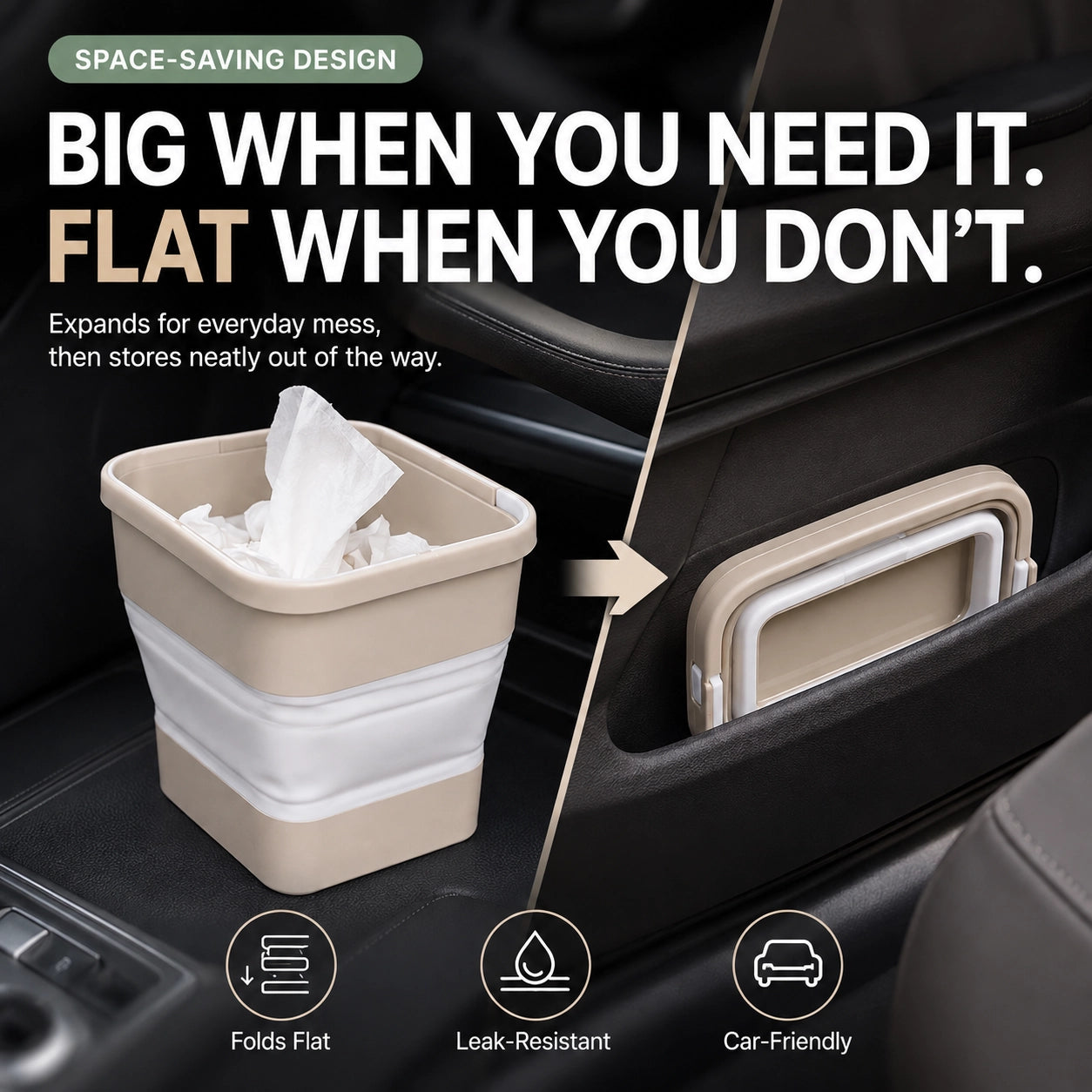 orofera® 🚗 Foldable Multi-Purpose Storage Bin