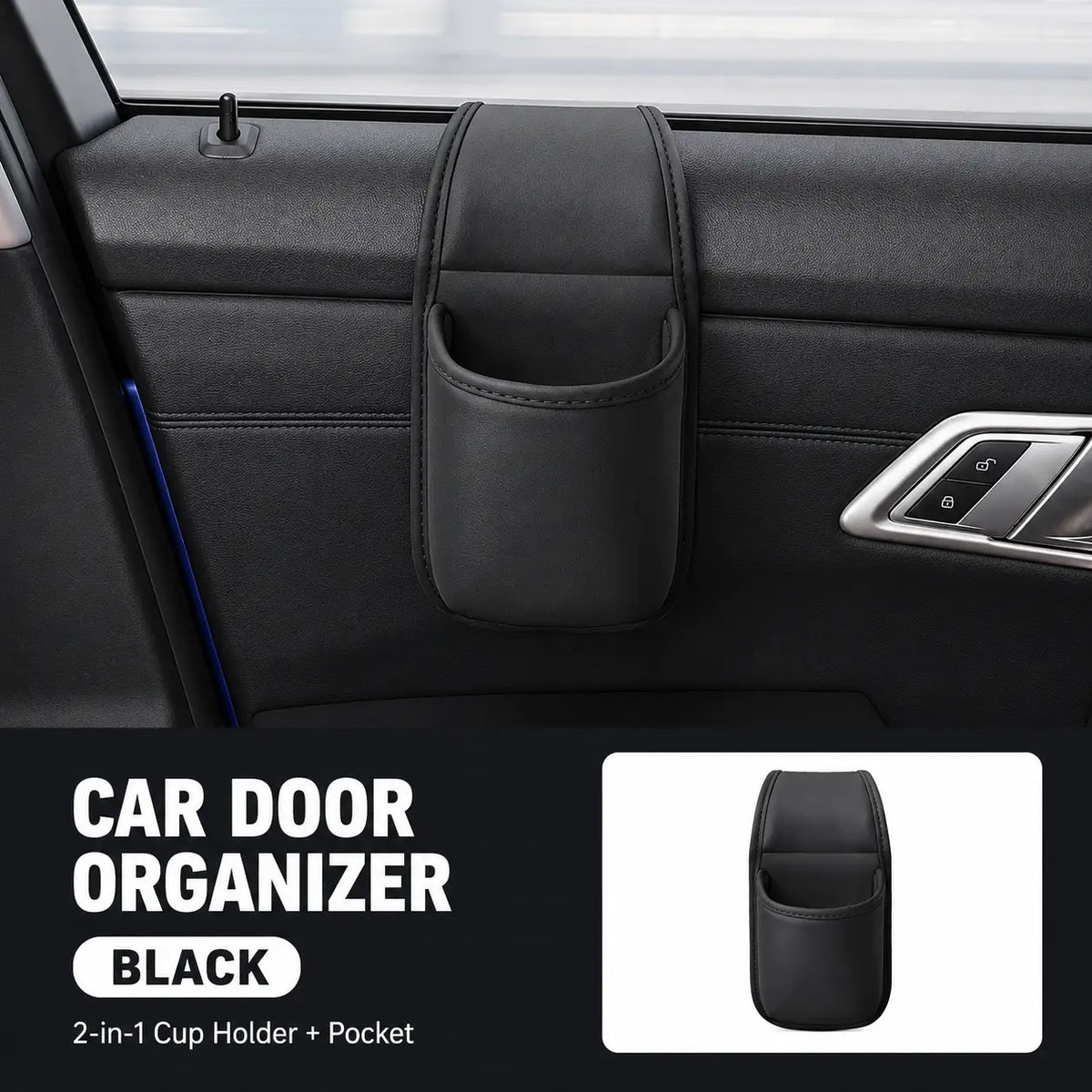 OROFERA® 🚗☕ Premium Car Door Cup Holder Organizer
