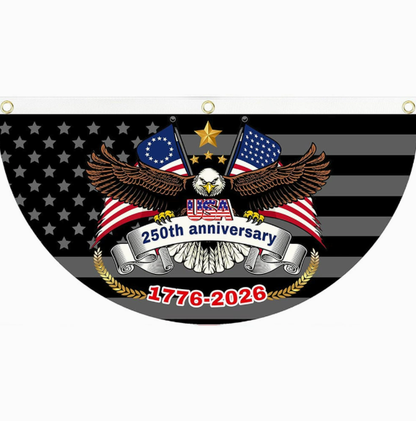 orofera® 🗽 250th Anniversary Patriotic Bunting Flag