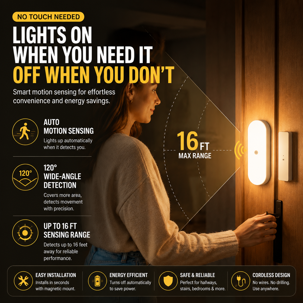 BUY 2 GET 1 FREE🎁Orofera®Smart Motion Sensor LED Light💡