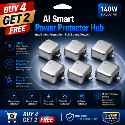 BUY 2 GET 1 FREE 🎁 Al Smart Power Protector Hub