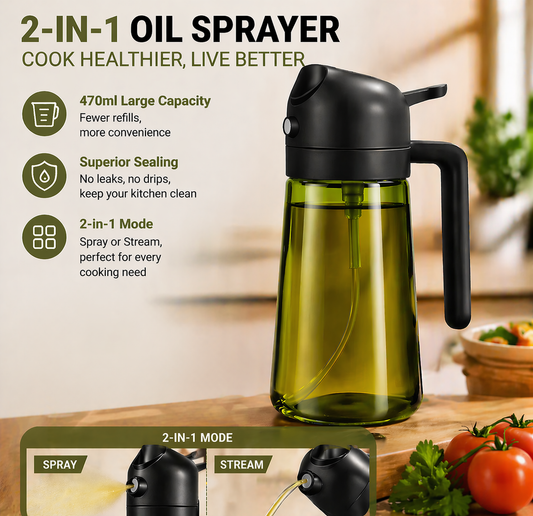 Orofera®🥗2-in-1 Precision Oil Sprayer