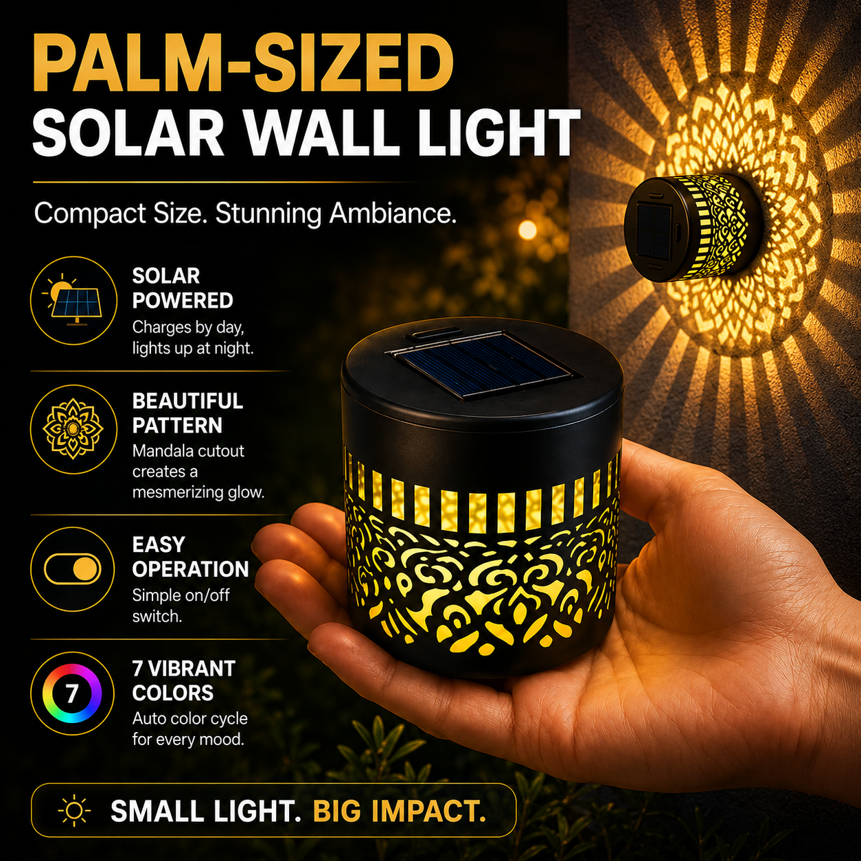 Orofera®🌈Solar Mandala light
