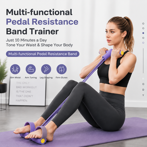 Orofera®🏋️Multi-functional Pedal Resistance Band Trainer（upsell）