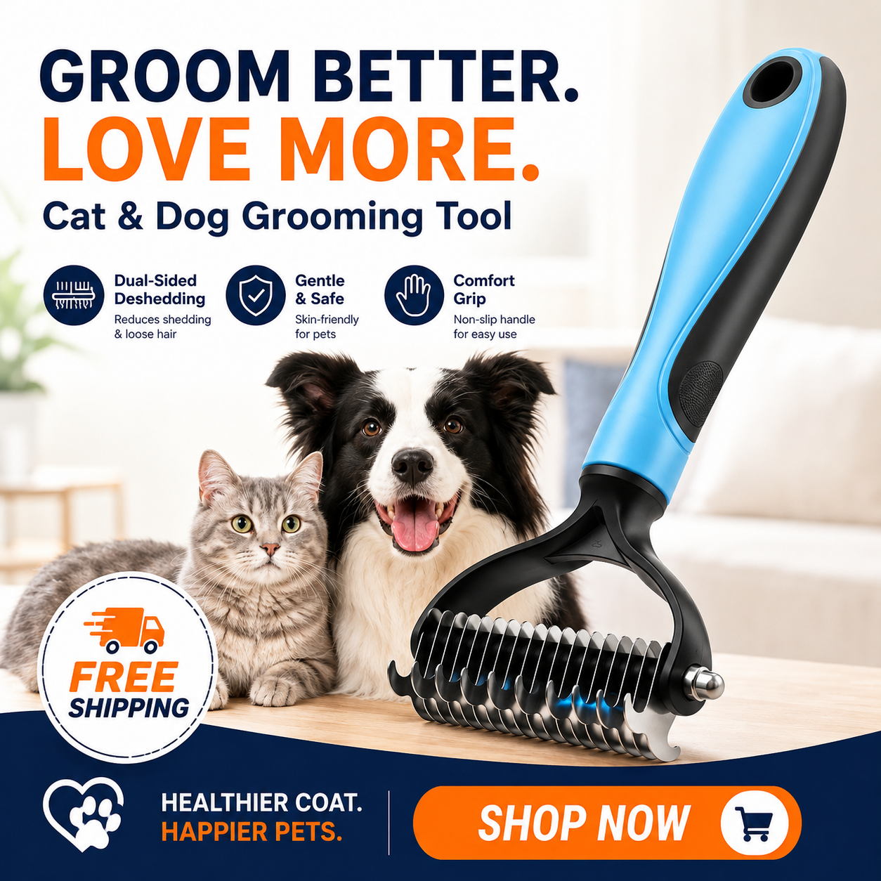 Orofera®🐶🐱FurEase Cat & Dog Grooming Tool