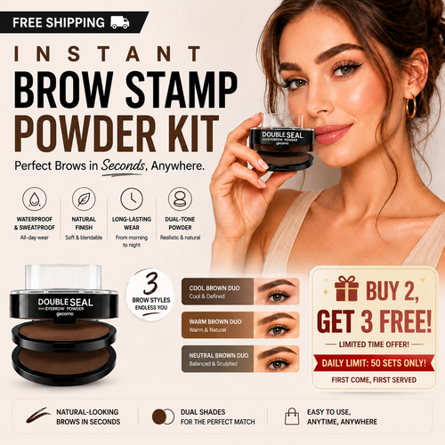 Orofera® Double-Layer Instant Brow Stamp Kit