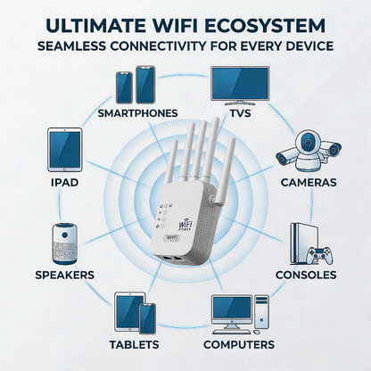 (upsell)Orofera®🚀Professional 1200Mbps WiFi Extender 📶