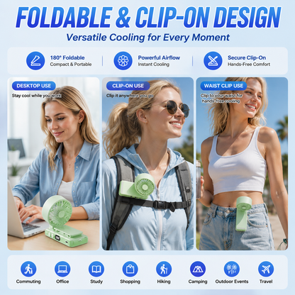（upsell）Portable 360° Clip-On Semiconductor Fan（副本）