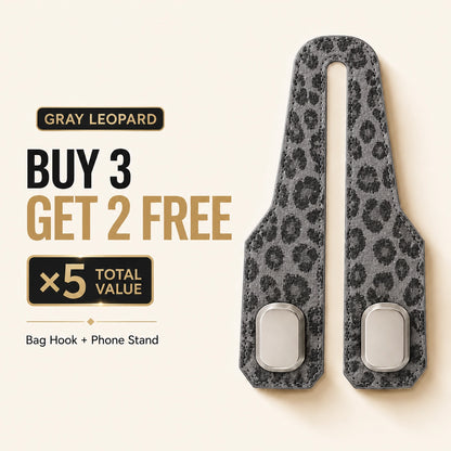 🚗🪝Premium Suede Car Headrest Hooks & Phone Stand
