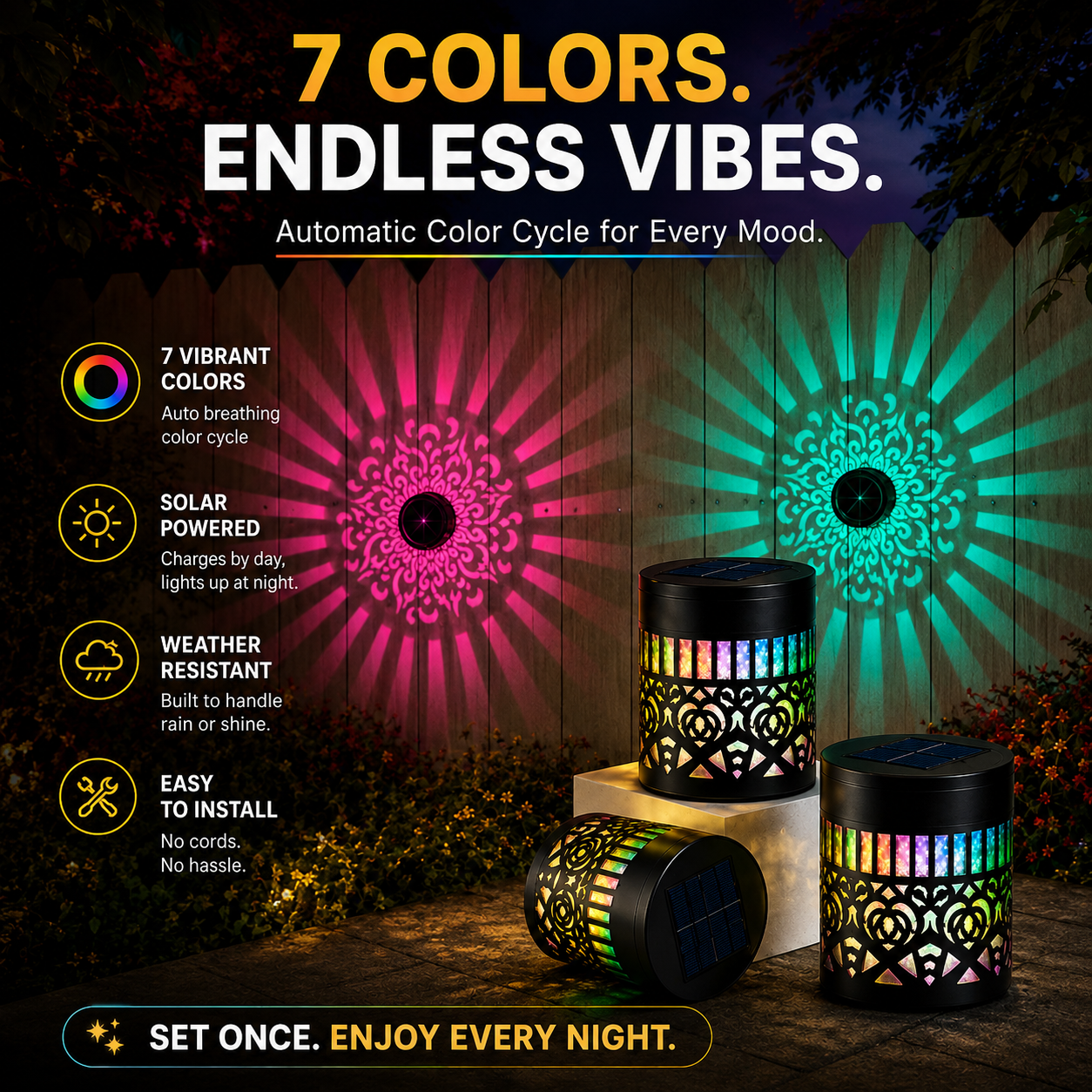 Orofera®🌈Solar Mandala light